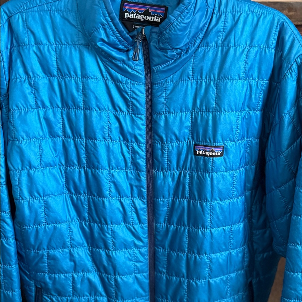 Patagonia Nano size Large in Lagom blue color